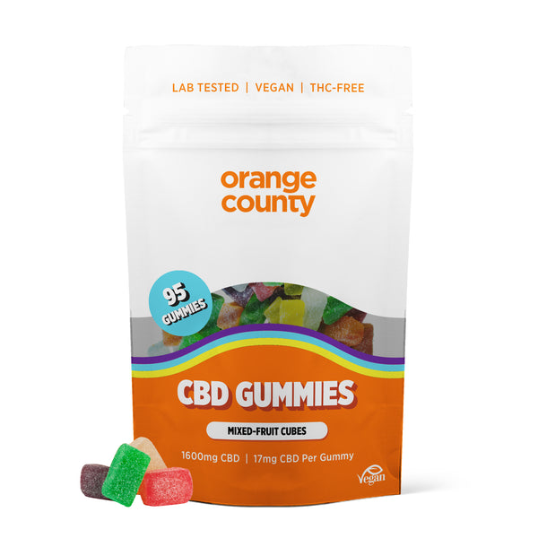 CBD Gummy Cubes (Large Tub) | Orange County CBD