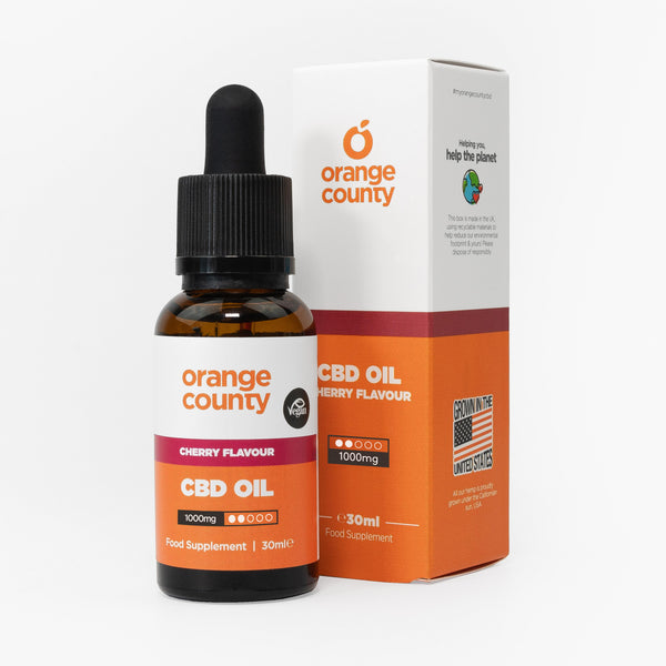 大人気 CBDオイル 【CBD38】 30ml (高濃度38%) CRÉVION Wild Cherry Flavoured CBD Oil UK | Orange County CBD