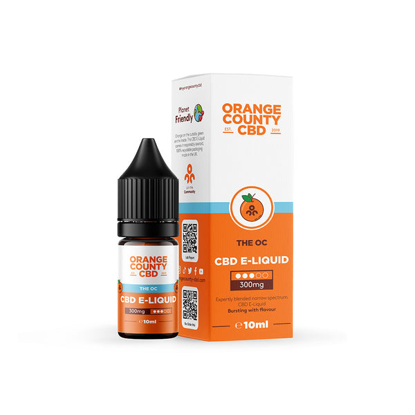 The OC CBD E-Liquid 300mg (10ml)  Orange County CBD