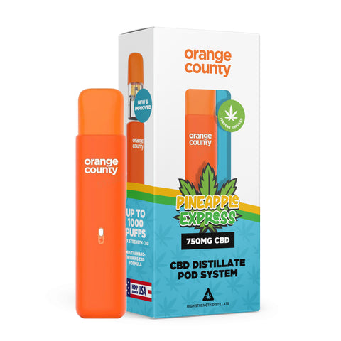 CRDP×DGNリキッド 1ml Pineapple Express Pineapple Express 1ml rechargeable CBD Vape Pen - (750mg