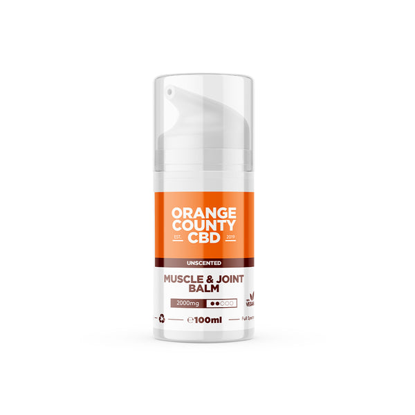 2000mg CBD Muscle & Joint Balm (100ml) – Orange County CBD