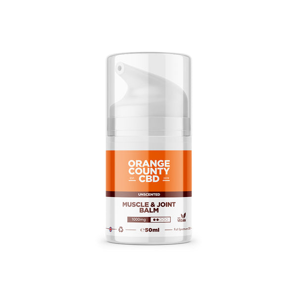 1000mg CBD Muscle & Joint Balm (50ml) | Orange County CBD