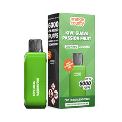 2000mg CBD/CBG Replacement Pod – Kiwi Guava Passionfruit (6000 Puff)