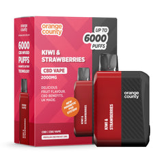 2000mg CBD/CBG Rechargeable Vape – Strawberry Kiwi (Full Device)