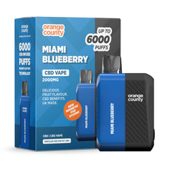 2000mg CBD/CBG Rechargeable Vape – Miami Blueberry (Full Device)