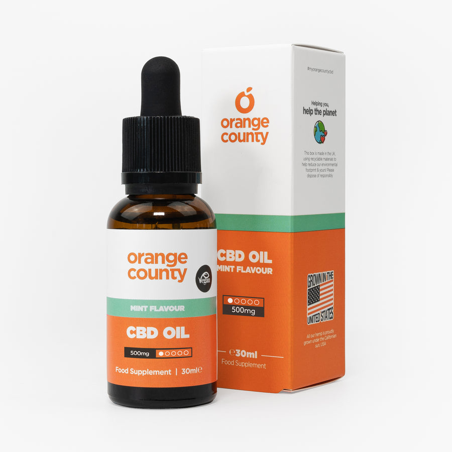 Vaporizator CBD + CBG, Orange County CBD, Grape Burst, 500mg