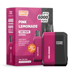 2000mg CBD/CBG Rechargeable Vape – Pink Lemonade (Full Device)