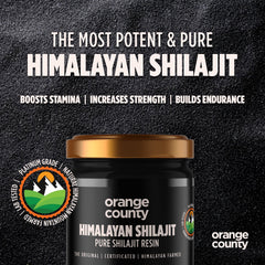 100% Pure Himalayan Shilajit - 50g (400mg per serving)