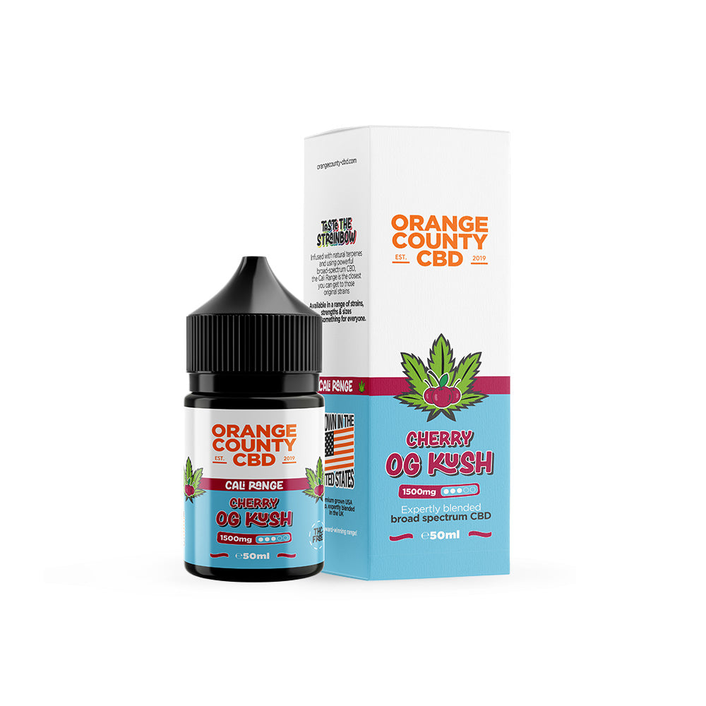 Cherry OG Kush CBD E-Liquid (50ml) | Orange County CBD Cherry OG Kush CBD E-Liquid (50ml) | Orange County CBD