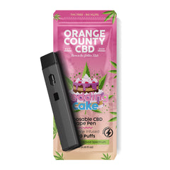 1ml Disposable CBD Vape Pen - Wedding Cake (600mg) – Orange County CBD